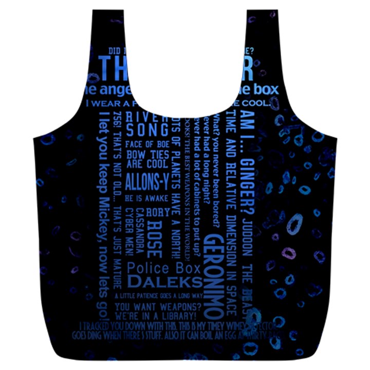 Doctor Who Tardis Full Print Recycle Bag (XXL)