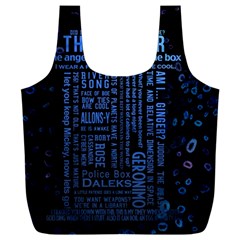 Doctor Who Tardis Full Print Recycle Bag (xxxl) by Mog4mog4