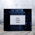 Doctor Who Tardis White Tabletop Photo Frame 4 x6  Front