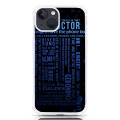 Doctor Who Tardis Iphone 13 Tpu Uv Print Case