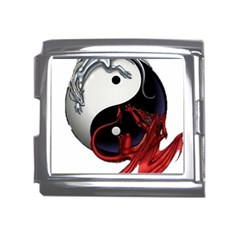 Yin And Yang Chinese Dragon Mega Link Italian Charm (18mm) by Mog4mog4