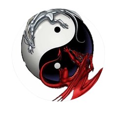 Yin And Yang Chinese Dragon Mini Round Pill Box (pack Of 3) by Mog4mog4