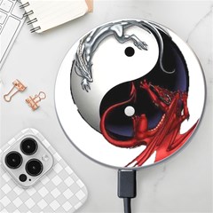 Yin And Yang Chinese Dragon Wireless Fast Charger(white) by Mog4mog4