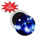 Tardis Background Space 1.75  Magnets (10 pack)  Front