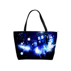 Tardis Background Space Classic Shoulder Handbag by Mog4mog4