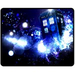 Tardis Background Space Fleece Blanket (Medium) 60 x50  Blanket Front