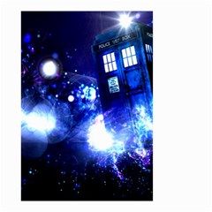 Tardis Background Space Small Garden Flag (two Sides) by Mog4mog4