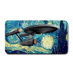 Star Starship The Starry Night Van Gogh Medium Bar Mat by Mog4mog4