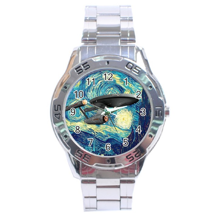 Star Starship The Starry Night Van Gogh Stainless Steel Analogue Watch