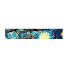 Star Starship The Starry Night Van Gogh Premium Plush Fleece Scarf (mini) by Mog4mog4