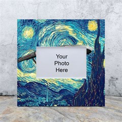 Star Starship The Starry Night Van Gogh White Box Photo Frame 4  X 6  by Mog4mog4