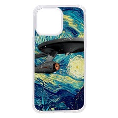 Star Starship The Starry Night Van Gogh Iphone 14 Pro Max Tpu Uv Print Case by Mog4mog4