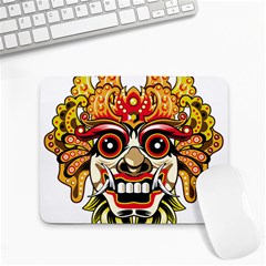 Bali Barong Mask Euclidean Vector Chiefs Face Small Mousepad by Mog4mog4