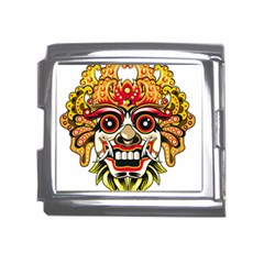 Bali Barong Mask Euclidean Vector Chiefs Face Mega Link Italian Charm (18mm) by Mog4mog4