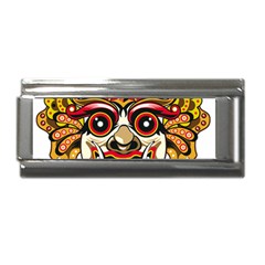 Bali Barong Mask Euclidean Vector Chiefs Face Superlink Italian Charm (9mm) by Mog4mog4