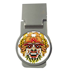 Bali Barong Mask Euclidean Vector Chiefs Face Money Clips (round)  by Mog4mog4