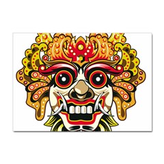 Bali Barong Mask Euclidean Vector Chiefs Face Sticker A4 (10 Pack) by Mog4mog4