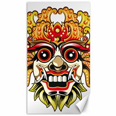 Bali Barong Mask Euclidean Vector Chiefs Face Canvas 40  X 72  by Mog4mog4