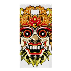 Bali Barong Mask Euclidean Vector Chiefs Face Shower Curtain 36  X 72  (stall)  by Mog4mog4