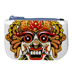 Bali Barong Mask Euclidean Vector Chiefs Face Large Coin Purse