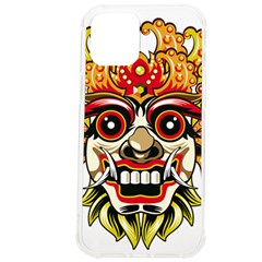 Bali Barong Mask Euclidean Vector Chiefs Face Iphone 12 Pro Max Tpu Uv Print Case by Mog4mog4