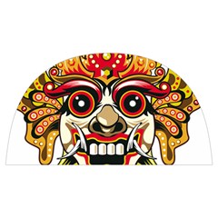 Bali Barong Mask Euclidean Vector Chiefs Face Anti Scalding Pot Cap by Mog4mog4