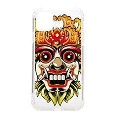 Bali Barong Mask Euclidean Vector Chiefs Face Iphone 11 Tpu Uv Print Case by Mog4mog4