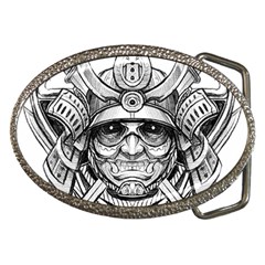 Drawing Samurai Tattoo Sketch Japanese Samurai Belt Buckles