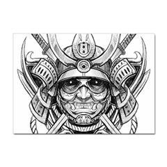 Drawing Samurai Tattoo Sketch Japanese Samurai Sticker A4 (10 Pack) by Mog4mog4