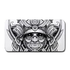 Drawing Samurai Tattoo Sketch Japanese Samurai Medium Bar Mat by Mog4mog4