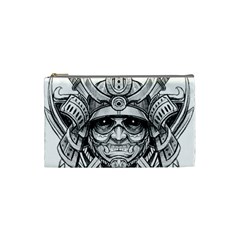 Drawing Samurai Tattoo Sketch Japanese Samurai Cosmetic Bag (small)