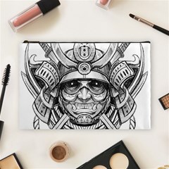 Drawing Samurai Tattoo Sketch Japanese Samurai Cosmetic Bag (Large)