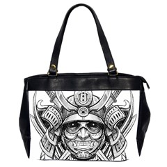 Drawing Samurai Tattoo Sketch Japanese Samurai Oversize Office Handbag (2 Sides) by Mog4mog4