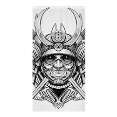 Drawing Samurai Tattoo Sketch Japanese Samurai Shower Curtain 36  X 72  (stall)  by Mog4mog4