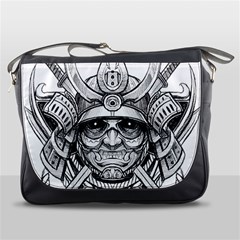 Drawing Samurai Tattoo Sketch Japanese Samurai Messenger Bag