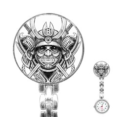 Drawing Samurai Tattoo Sketch Japanese Samurai Stainless Steel Nurses Watch