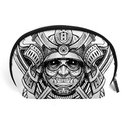 Drawing Samurai Tattoo Sketch Japanese Samurai Accessory Pouch (Large)