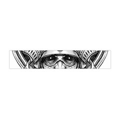 Drawing Samurai Tattoo Sketch Japanese Samurai Premium Plush Fleece Scarf (mini) by Mog4mog4