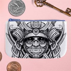 Drawing Samurai Tattoo Sketch Japanese Samurai Large Coin Purse