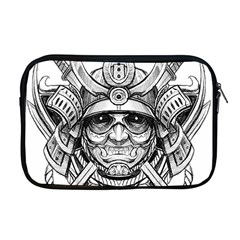 Drawing Samurai Tattoo Sketch Japanese Samurai Apple Macbook Pro 17  Zipper Case by Mog4mog4