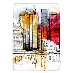 New York City Skyline Vector Illustration Removable Flap Cover (l) by Mog4mog4