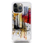 New York City Skyline Vector Illustration iPhone 13 Pro TPU UV Print Case Front