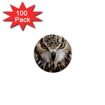 Vector Hand Painted Owl 1  Mini Buttons (100 pack)  Front