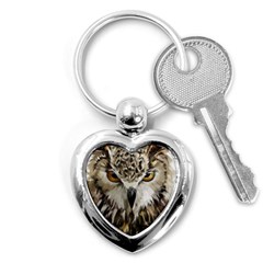 Vector Hand Painted Owl Key Chain (heart) by Mog4mog4