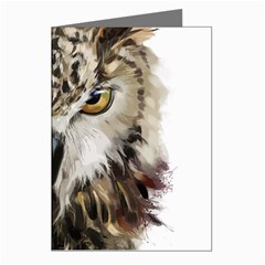 Vector Hand Painted Owl Greeting Cards (pkg Of 8) by Mog4mog4