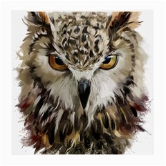 Vector Hand Painted Owl Medium Glasses Cloth (2 Sides) by Mog4mog4