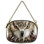 Vector Hand Painted Owl Chain Purse (One Side) Front