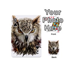 Vector Hand Painted Owl Playing Cards 54 Designs (mini) by Mog4mog4