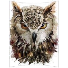 Vector Hand Painted Owl Back Support Cushion by Mog4mog4