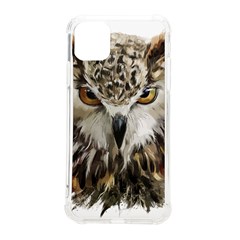 Vector Hand Painted Owl Iphone 11 Pro Max 6 5 Inch Tpu Uv Print Case by Mog4mog4